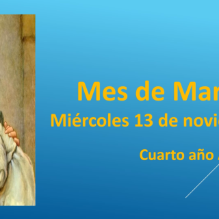 Oracion a maria 4tos básicos